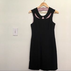 Anthropologie dress with cutouts, just above knee